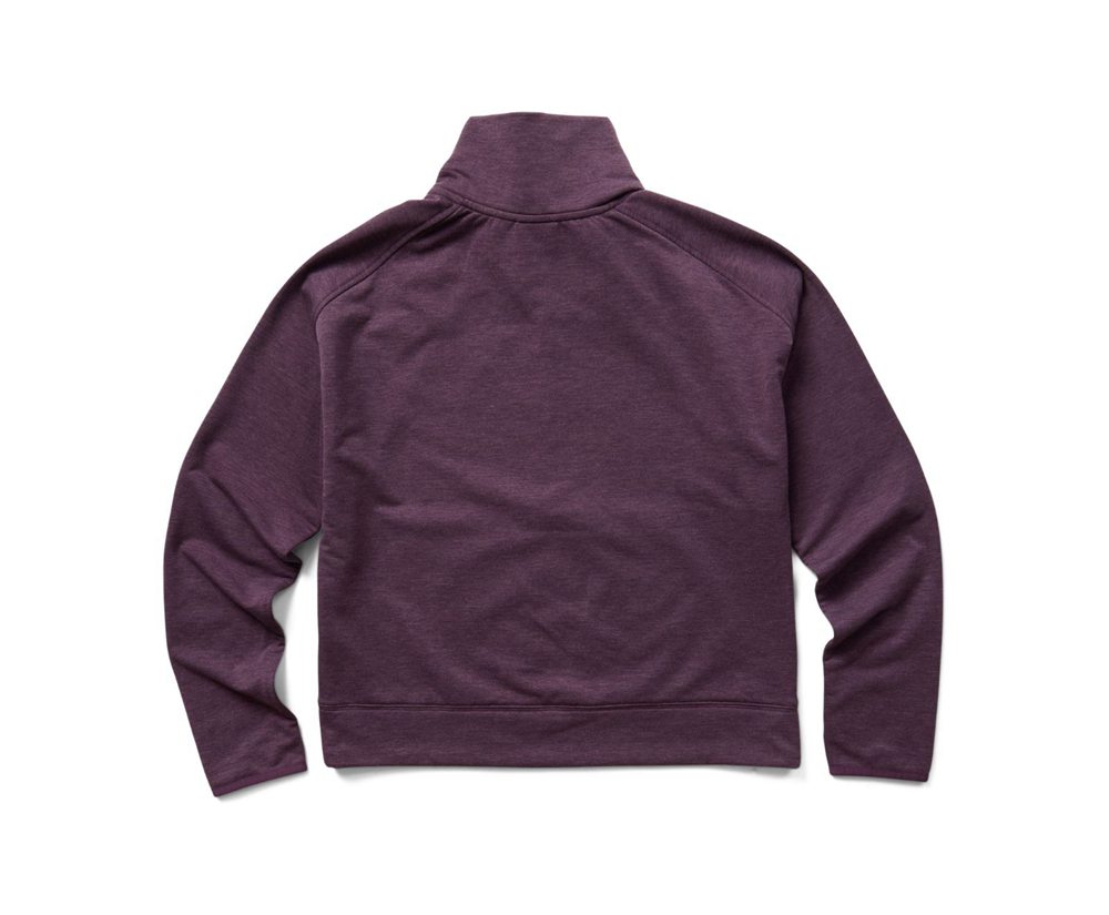 Merrell Pullover Purple - Timber 1/4 Zip - Womens 47TQREBUK